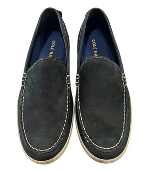 Cole Haan Men's C30992 Claude Venetian Black Nubuck Driving Moc Loafer  9.5  NIB